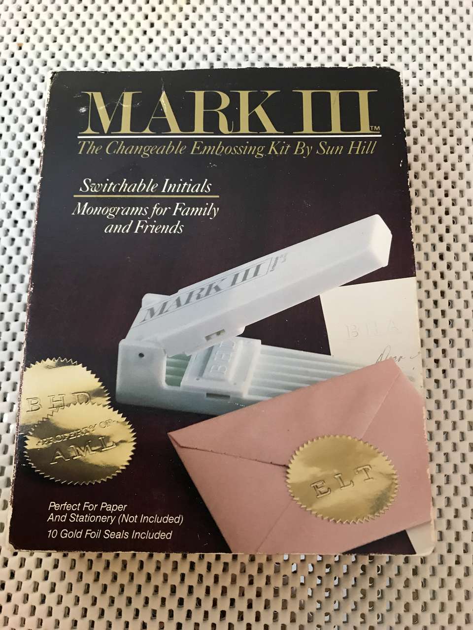 Mark III The Changeable Embossing Kit Vintage, Never Used