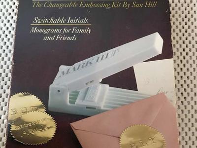 Mark III The Changeable Embossing Kit Vintage, Never Used