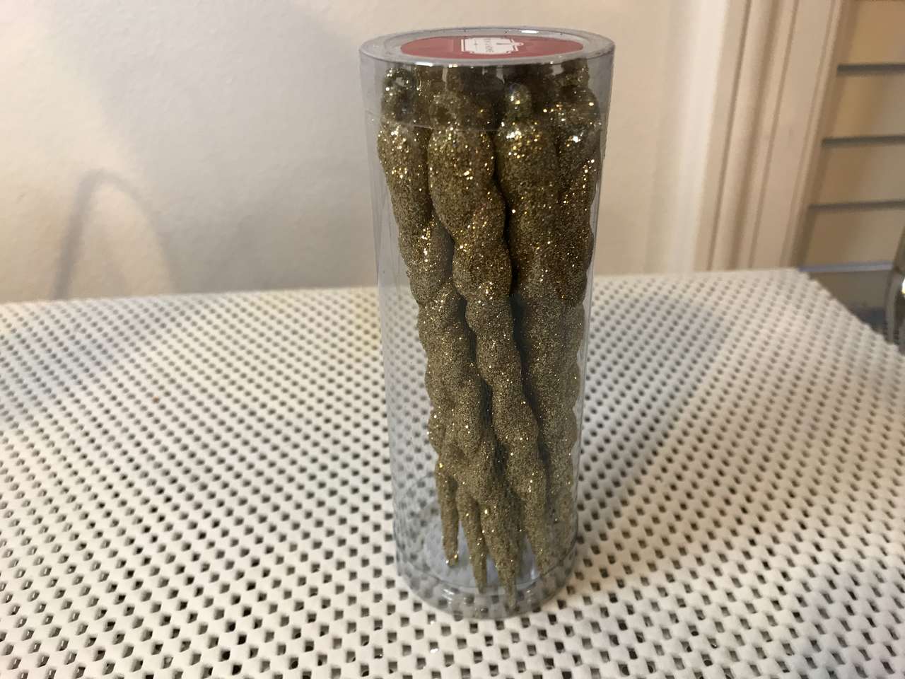 Icicle Tree Ornaments and other Tree Decorations, CHOOSE Gold or Silver, New