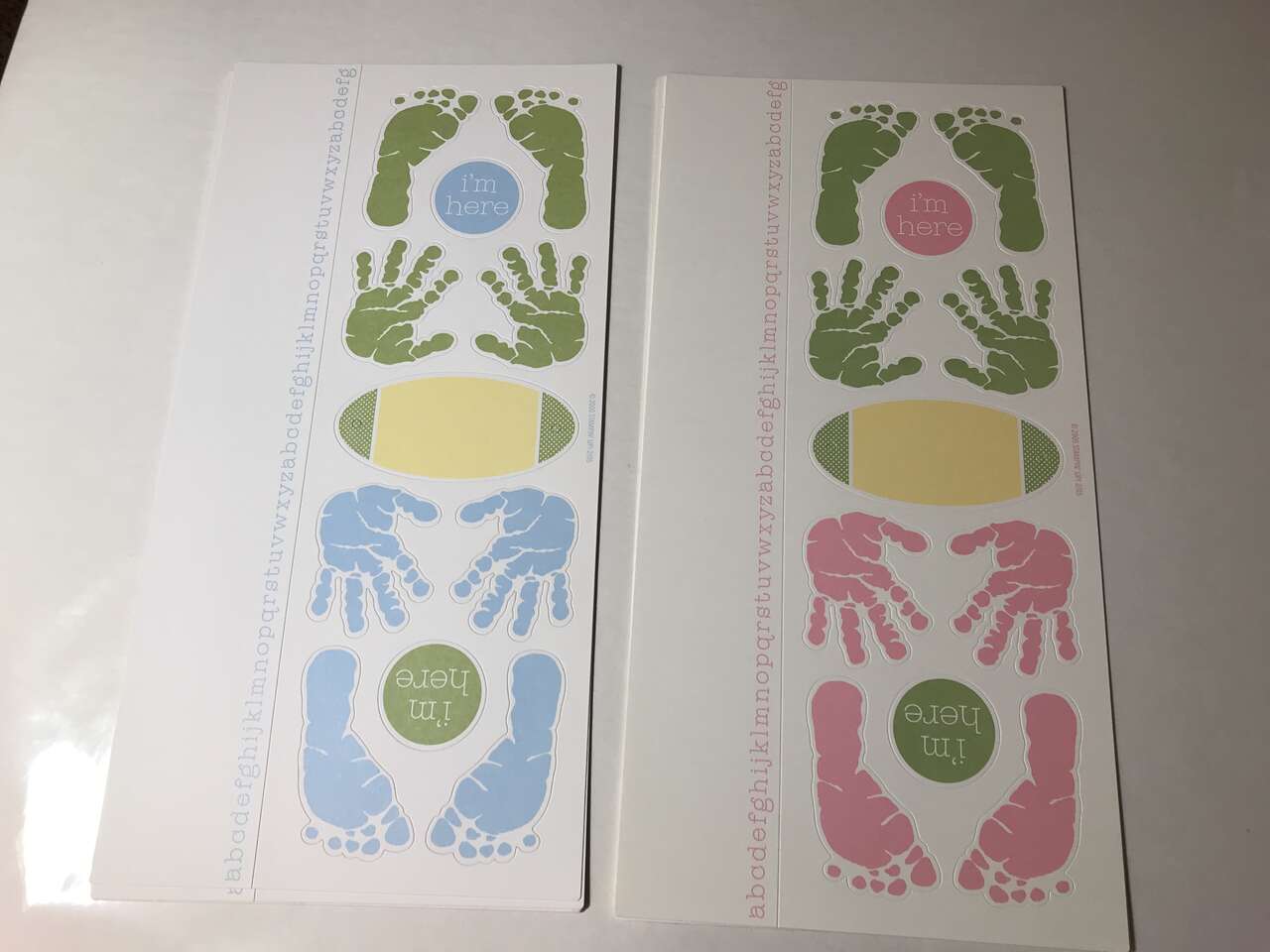 Stampin’ Up I’m Here Stickers 6”x12”, New