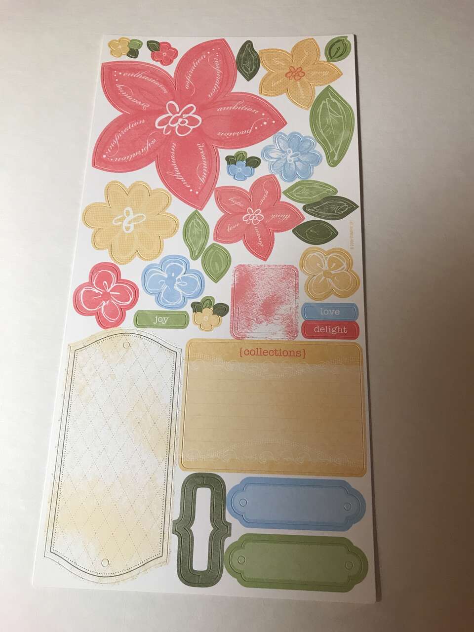 Stampin’ Up Stickers, 6” x 12”, PICK from the ones Pictured