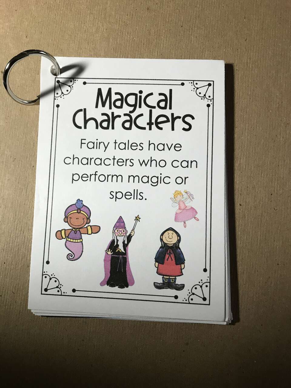 Fairy Tales Cards for helping Children Makeup Fairy Tale Stories.