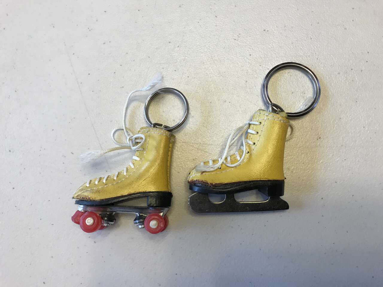 Christmas Ornaments PICK from the following: Vintage 1950 and Brass 12 Days of Christmas, Ice Skate Key Chain Fob