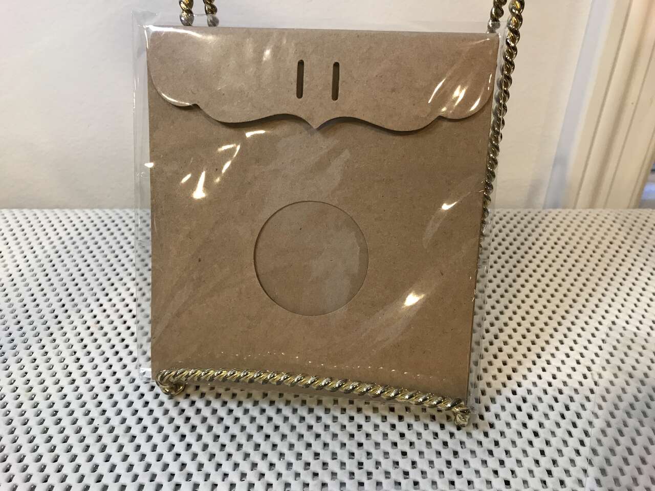 Close To My Heart 1 3/4” Shaker Dome and Cards (Kraft in Color) Kit, 10 per Set, New