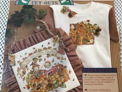 PICK - Daisy Kingdom Country Cutouts Pumpkin Pals No Sew Applique