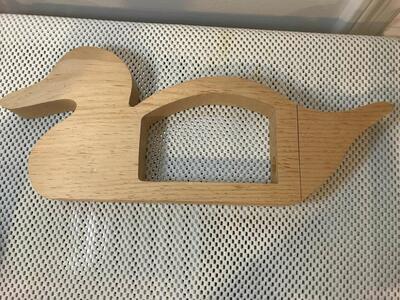 Duck To Paint and Decorate, Tail Turns.