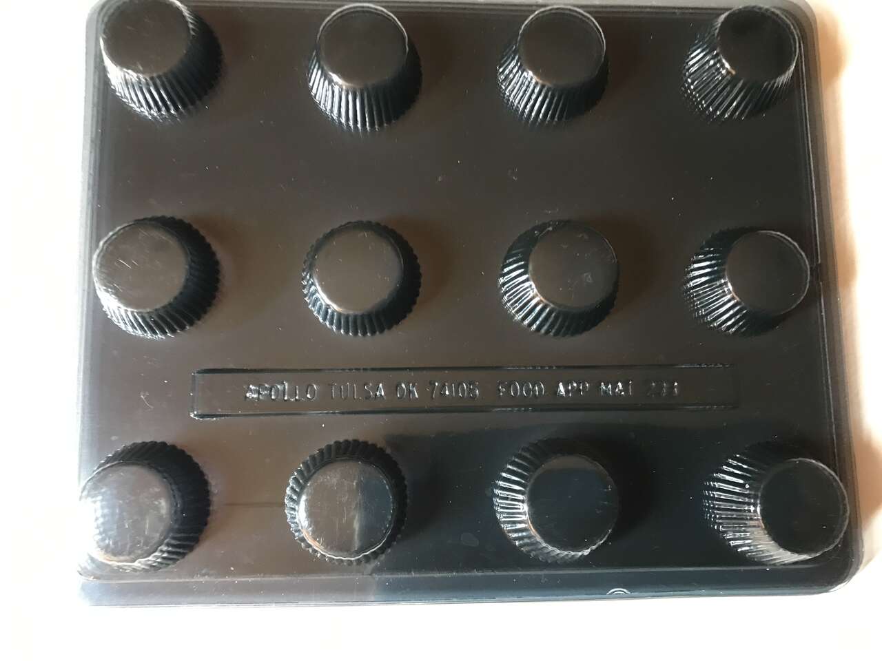 Reeses Cup Chocolate Candy Mold Food App Mat 233 by Apollo Tulsa OK or Temple Candy Mold