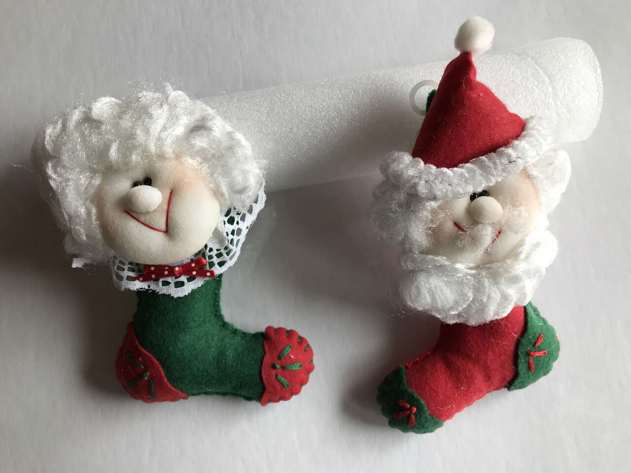 Priced Individually, Vintage Stuffed Christmas Tree Ornaments, Window Stickers Decal Vinyl, Reusable