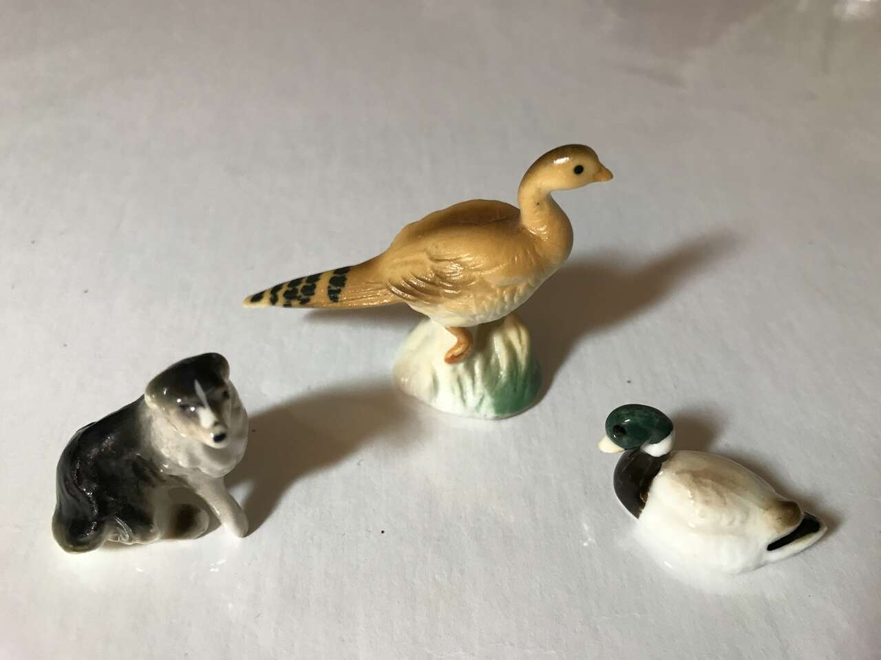 Pheasant about 2” or Collie 1 1/4” or Duck 5/8” H or 3 1/2” Deer