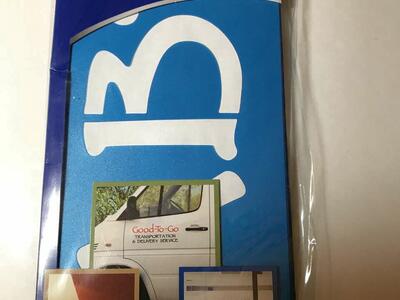 Stencil Lettering by Westcott LetterCraft 3in Parchment Design Plastic Guides or Laminating Pouches, New