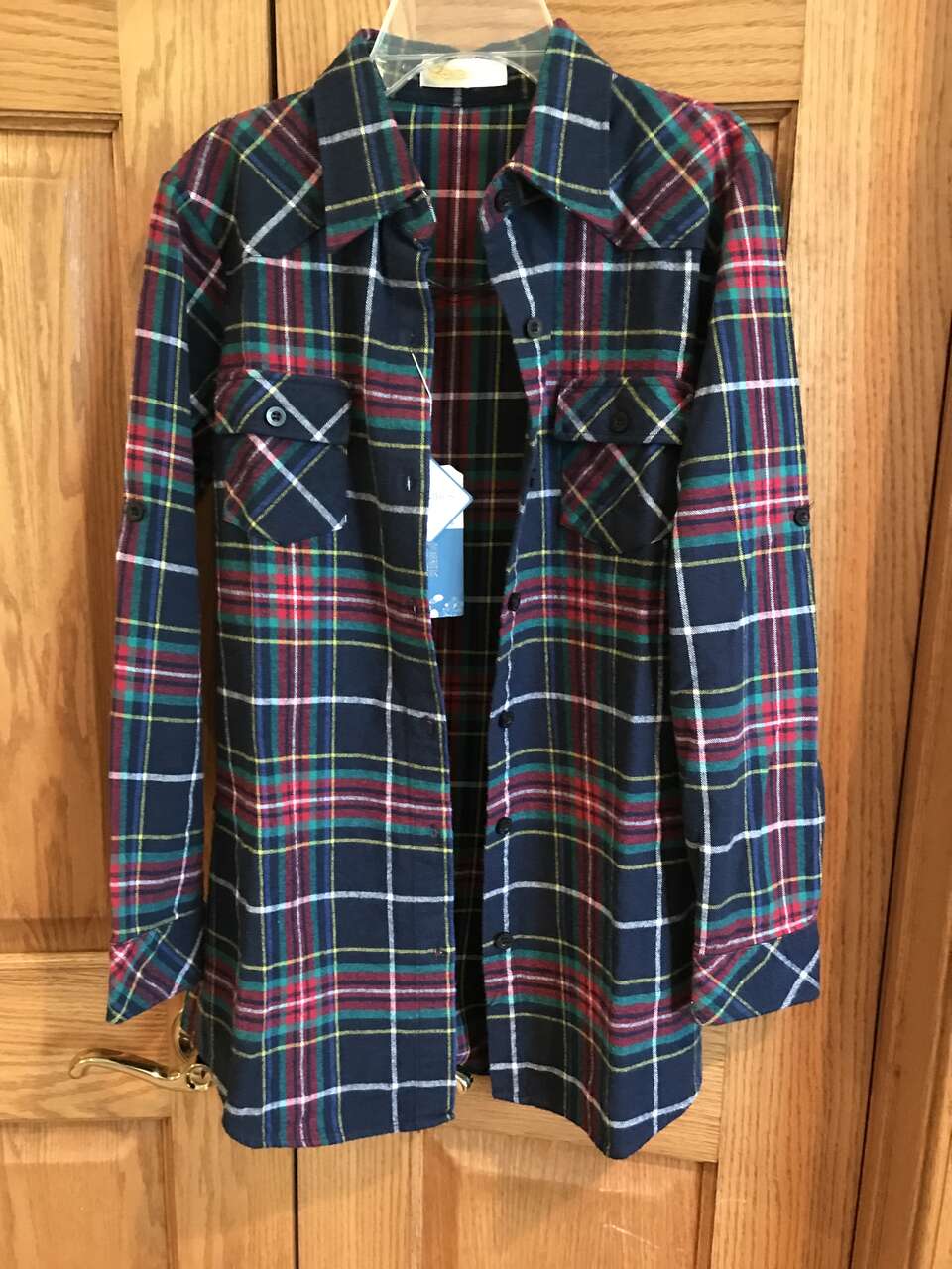 CHOOSE - Benibos Long Sleeve Flannel Shirt or Dark Green Dress Size 11….