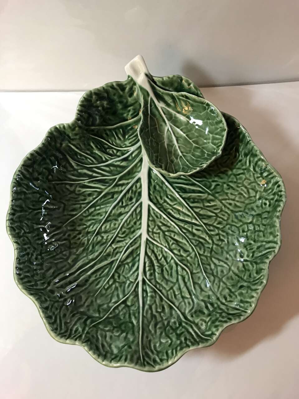 Majolica Bordallo Pinneiro L. Chip and Dip bowl or Dots Dip Chiller, PICK 1 or More