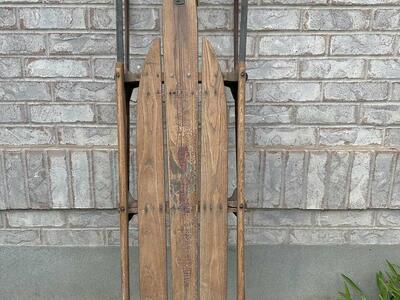 Vintage Flexible Flyer Airline Racer Snow Sled 5 ft