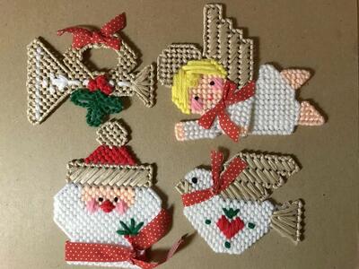 Christmas Tree Ornaments, Homemade and Manufactured, Choose From the Pictures