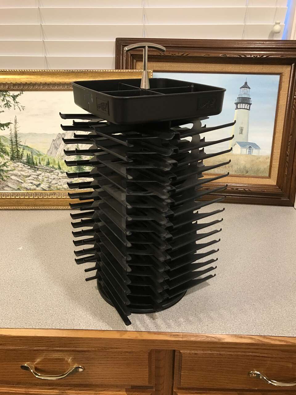 Stampin Up 60 Slot Ink Pad Carousel Holder Storage Caddy, Pre-Owned