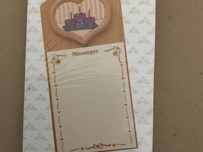 Cross-Stitch Notations Kit Candle/Heart, Unopened