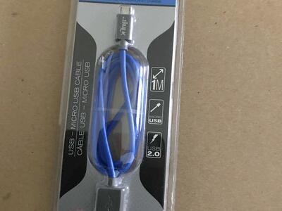 Ifrogz, UniqueSync, Charge & Sync Cable for iPod, iPhone, iPad, 1M, Micro USB, 2.0 USB