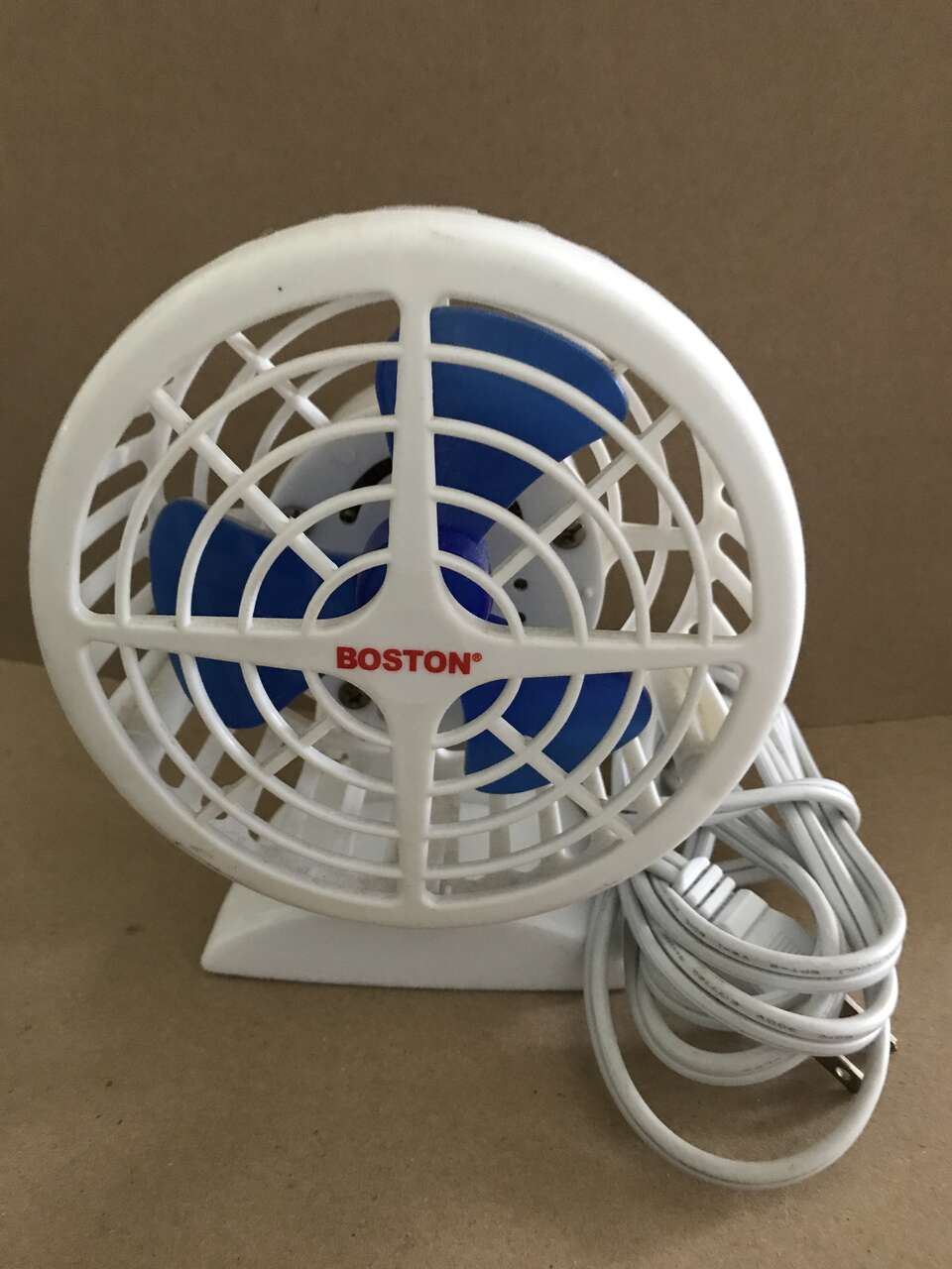 Boston 5” Mini Electric Desk Fan, 2 Settings