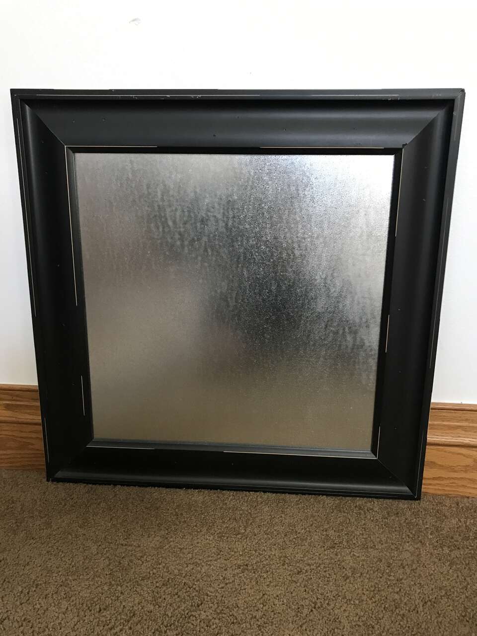 Alaboard Framed Magnetic Board 21” x 21” Mocha Magnet Board