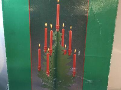 Country Candle Tree by House of Lloyd Christmas Around The World, vintage