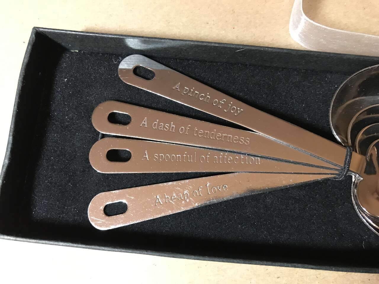 4Pcs Heart Shaped Measuring Spoons | Stainless Steel Spoons for Baking