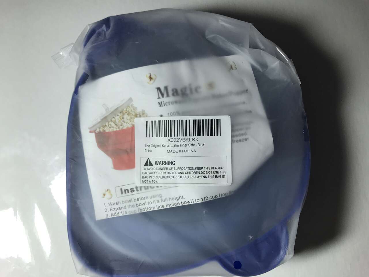 Magic Microwave Popcorn Maker/Popper