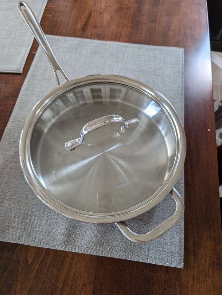 Calphalon 3 qt Stainless Steel Saute Pan with Lid