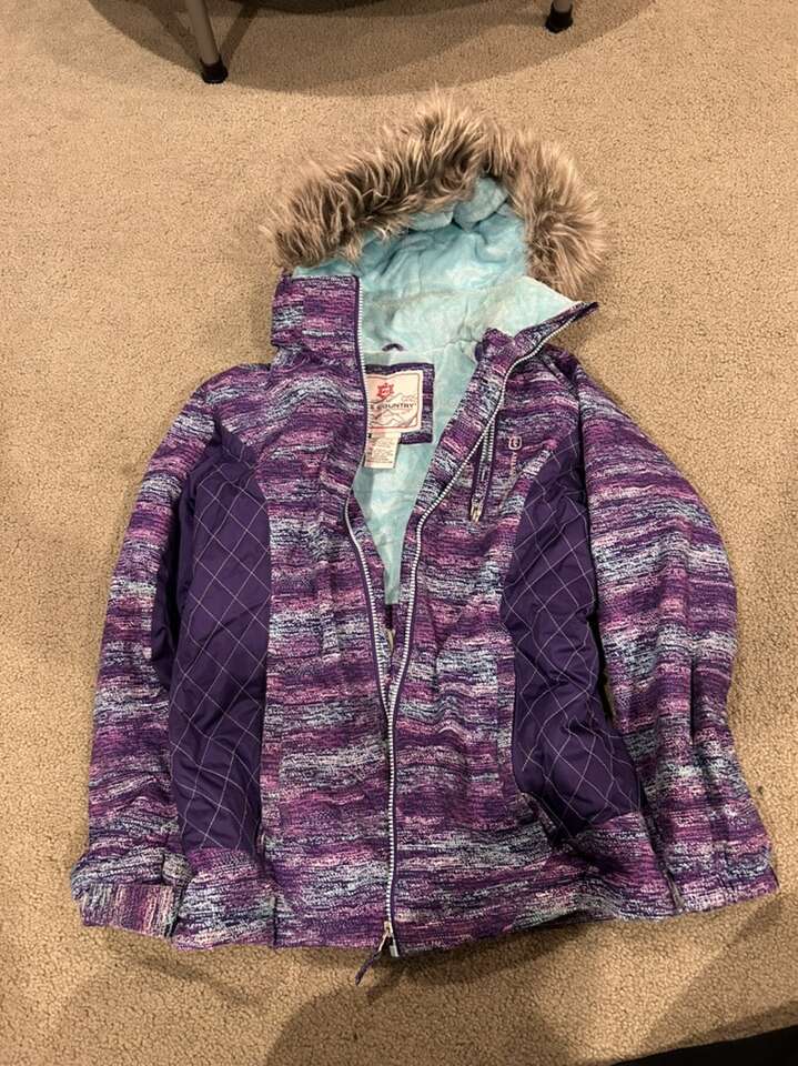 Girls Snow Jacket w/ Hood Size L