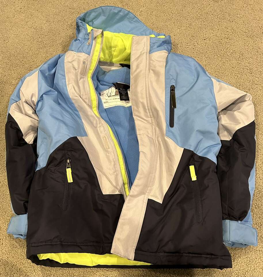 Boys Snow Jacket w/ Hood Size M (8-10)