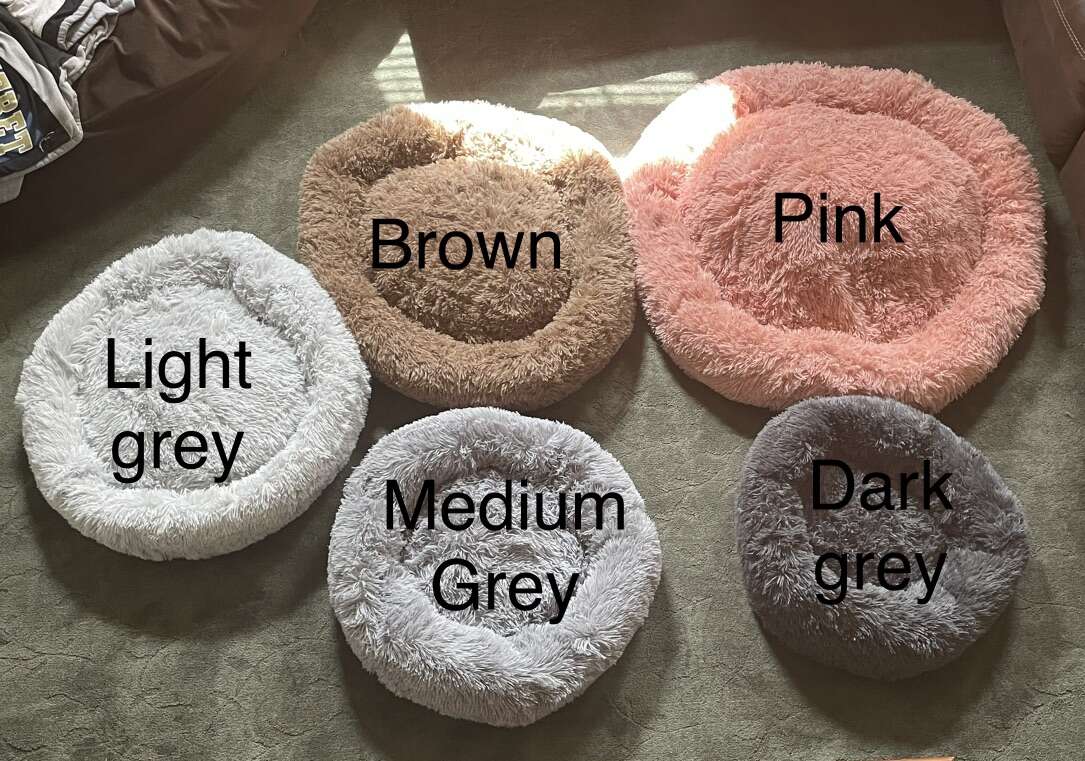 Dog Or Cat Washable Calming Donut Cuddler Bed