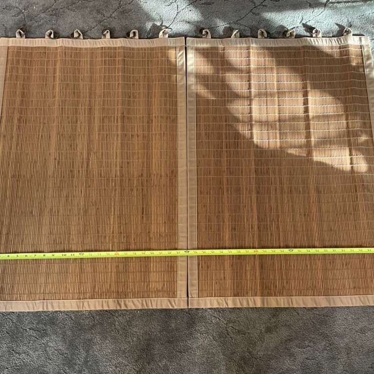 Bamboo Curtain Window Panels