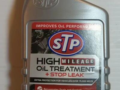 STP High Mileage Oil Treatment + Stop Leak