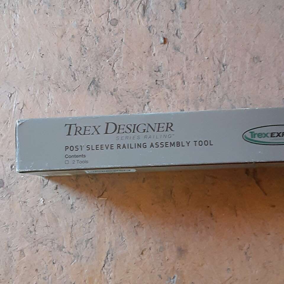Trex post sleeve railing assembly tool
