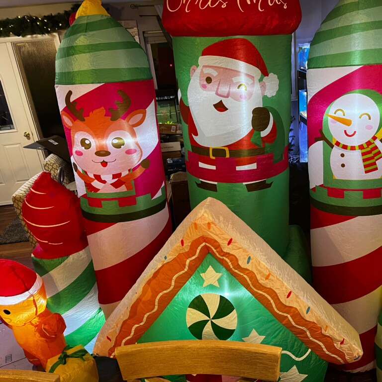 10 Ft Christmas Blow Up Furniture