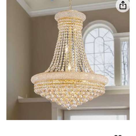 Gold Crystal Chandlier