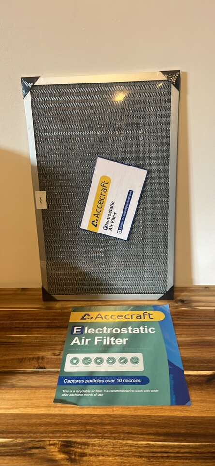Electrostatic Air Filter 16x25x1