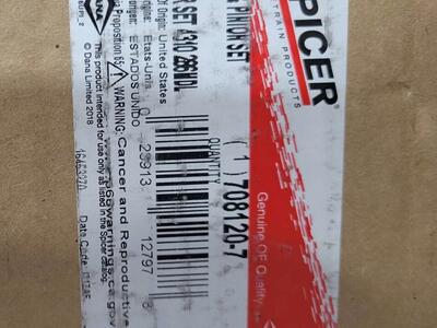 2013 F-450 RING AND PINION