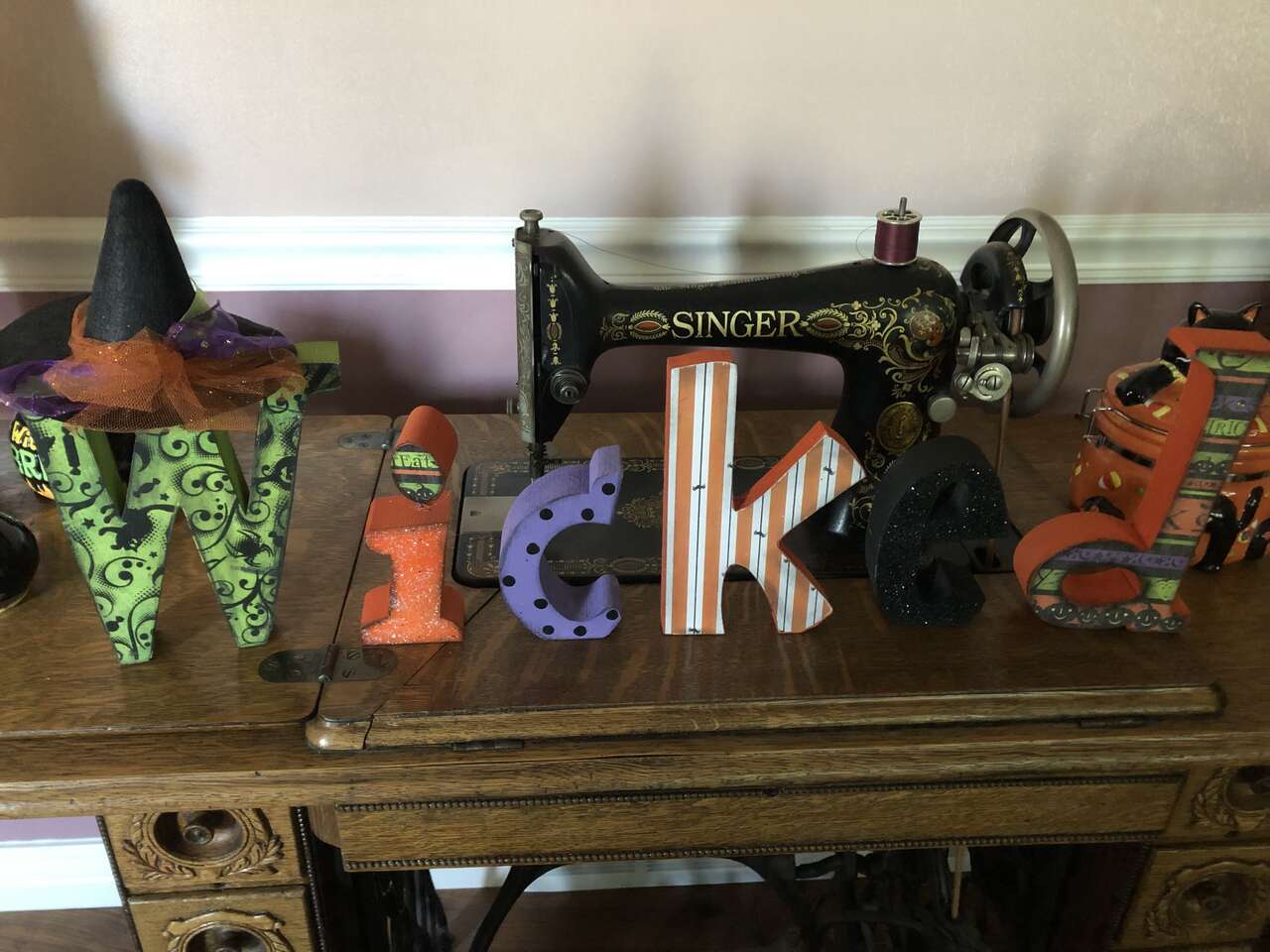 Halloween Wicked Wood Sign