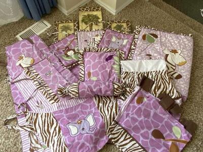 Deluxe Nursery Room & Crib Set