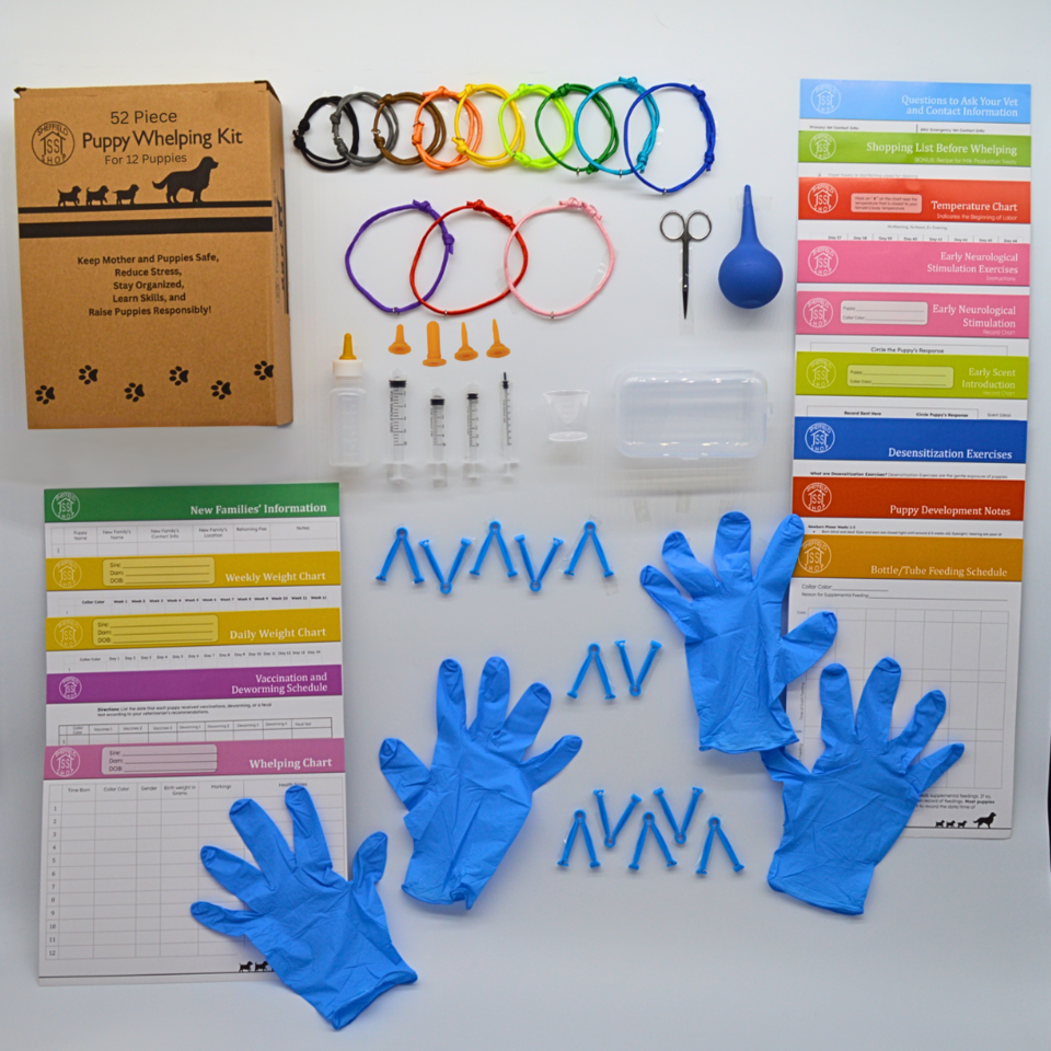 Whelping Kit for Puppies, Great for Breeders, Rescues, or Responsible Dog Owners