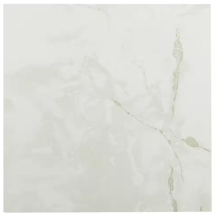 ACHIM Sterling Classic White Stone 12 in. x 12 in. Peel and Stick Vinyl Tile (20 sq. ft. / case)