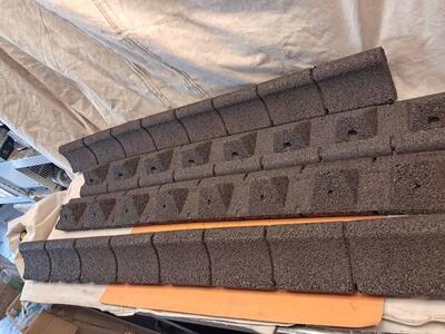 Garden edging earth curb rubber edging 4ft