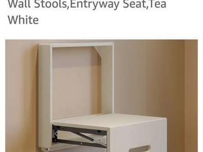 Wall mounted chair seat fold down and up
