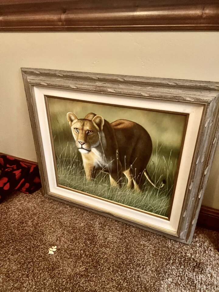 Wood Frame Oil Painting