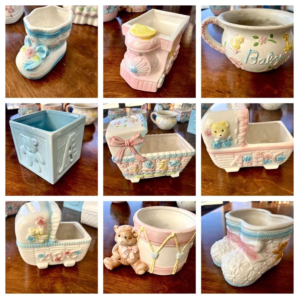 Vintage Baby Vases
