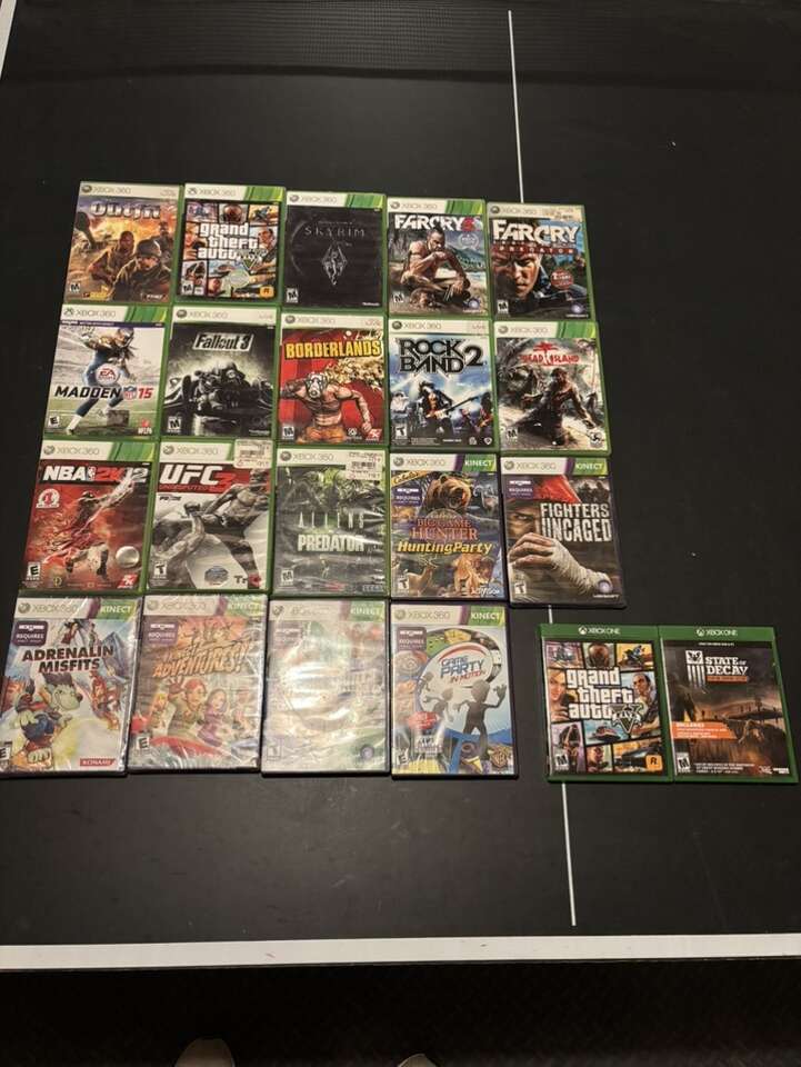 Assorted Xbox 360 Xbox One Games (Great Conditio)