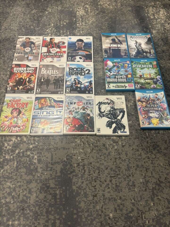 Nintendo Wii Wii U Games (Great Condition)
