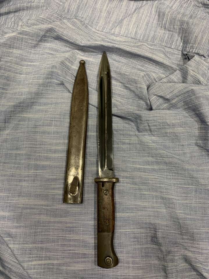 German Mauser K98 Bayonet Nazi Marked