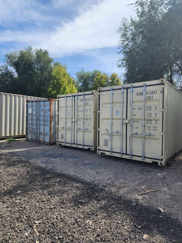 We sell shipping containers! We have new and used of all sizes.  We can deliver or stop by and see a few of our boxes.