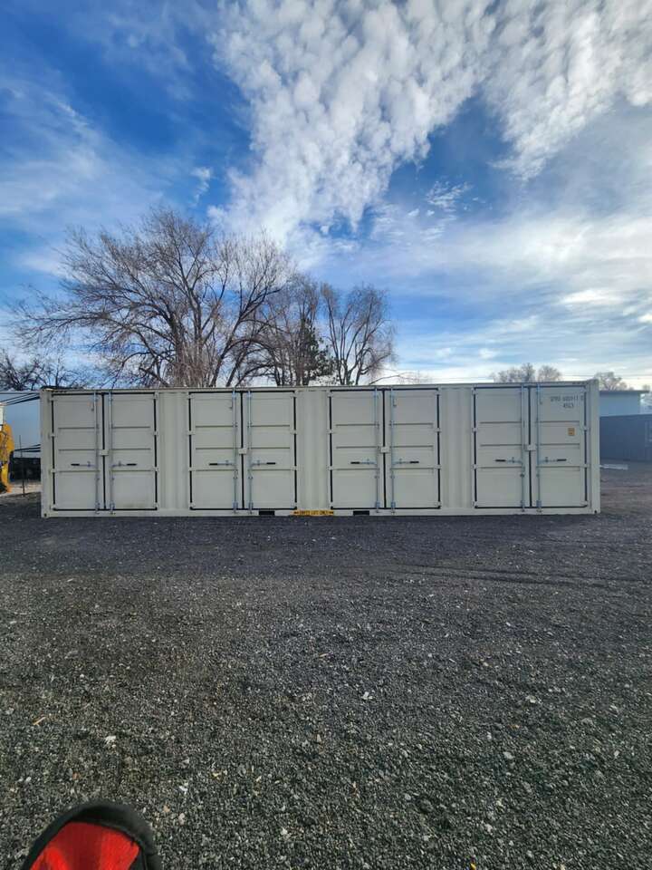 Open Side Shipping Containers for sale.  Stop by and see it in Person.